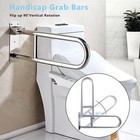 Toilet Grab Bar Stainless Steel Handicap Rails Grab Bars Bathroom Support