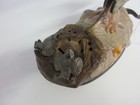 Vintage Rare Cast Iron Eagle   Eaglets 1883 Pat Authentic Mechanical Bank  328-e