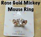 Disney Parks Collection Mickey Mouse Ring Jewelry  sizes   Varieties Available 