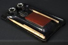 Japan Vintage Zen Writing Wood Set Suzuri 1900 Calligraphy Art