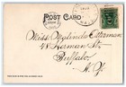 1905 Railroad Arch Over Main Street Cars Springfield Massachusetts Ma Postcard