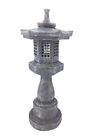 38in H Gray Stone Lantern Statue Garden Decor Garden Statue Pagoda Yard Decor