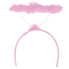 Pink Feather Angel Halo Headband Halloween Valentine s Day Qupid Costume