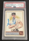 Annika Sorenstam Signed Trading Card Autographed Slabbed Psa dna Allen   Ginter
