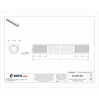 Internally-threaded Rod  5 16 -24 Thread To 5 16 -24 Thread  1 Ft  Steel  Zinc
