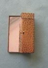 Vintage Goldtone Lipstick Tube holder With Mirror
