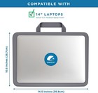 Lap Desk Table Tray Laptop Cushion Bed Pillow Cushioned Computer Support 15 Inch