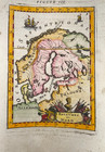 Kingdoms Of The North Scandinavia 1683 Manesson Mallet Antique Map 17th Century