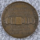 Vintage Timken 1 000 000th Ball Bearing Commemorative 3  Bronze Medal