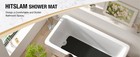 Non Slip Bathtub Mat  Extra Long Bath Mat For Tub  Soft Pvc Loofah Shower Floor