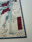 Antique 100  Authentic Japanese Woodblock Print With Original Signature - Framed