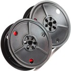 Hermes 3000 Typewriter Twin Metal Spools With New Black And Red Ribbon