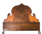 Antique Eastlake Victorian Oak Wood Tall Headboard Full Size 57 X 55 