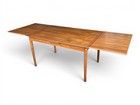 Mid Century Danish Modern Teak Extendable Dining Table