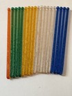 19 Vintage Plastic Glitter Drink Stirrers Swizzle Sticks Mcm Cocktail Barware