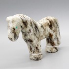 Zuni-marble Horse Fetish By Andres Lementino-native American