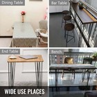 Hairpin Table desk Legs Set Of 4 For Bench Dining End Table Chairs Carbon Steel