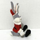 Ace Looney Tunes Bugs Bunny Santa Plush Christmas Holiday Stuffed Animal Cartoon
