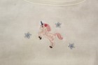 Cath Kidston Unicorn Bib Infant Baby Girls Embroidered White Cotton London