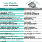 10 Professional Hair Clipper Guards Cutting Guides Fits For Most Wahl Clippers W