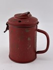 Wwii German Whw Gau Westmark Donation Can Red Tin Locking Coin Drop Mechanism