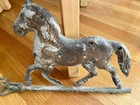 Antique Horse Weather Vane Lightning Rod Arrow 22     Pot Metal 