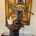 Great North Woods Antique Cast Iron Well Water Repurpose Lamp Light