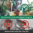 Garden Tools Set With Extension Handles  5 Piece Thick Gardening Hand Tools