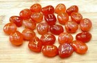 Red Carnelian Rune Set Gemstone With Engraved Lettering Healing Spiritual 25 Pcs
