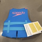 Speedo Youth Life Jacket Vest Pfd Uscg Approved 50-90 Lbs Pink Seashell Nwt