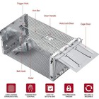 Usa Mouse Trap Rat Trap Rodent Trap Live Catch Cages - Easy To Set Up And Reuse