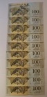 Venezuela 100000  100 000  Bolivares X 10 Pcs Bundle circulated   Lots  Notes 