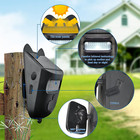Solar Wireless Driveway Alarm Outdoor Weather-resistant Motion Sensor Detector D