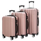 3pcs Luggage Set Travel Bag Lightweight Abs Spinner Suitcase Tsa Lock 20 24 28 