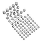 76 Pcs Chrome Bolt Topper Caps Kit Fit For Harley Dyna Twin Cam Glide 1991-2013