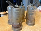 Vintage Lot Of 5 Pyrex Glass 7500 Volt   Neon Lighting Insulator U s a 