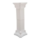 Elegant White Roman Pillar Set For Weddings And Events - Durable   Decorative