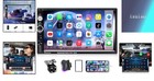 Advanced 7  Double Din Car Stereo With Bluetooth  Mp5 Player   Backup Camera
