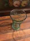 Coca-cola Vintage Green Glass   Embossed Coke Logo   Classic Soda Fountain Style