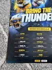 2026 Los Angeles Chargers Nfl Football Schedule Poster 24x18 Justin Herbert