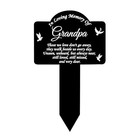 Knvss Cemetery Decorations For Grave Metal Grave Memorial Decorations Stake 
