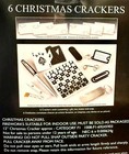 Tom Smith Christmas Crackers - Luxury Box Of 6 Foil Silver  White  Platinum