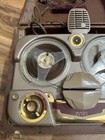 Vintage Revere Recorder  Reel To Reel Tape Player With Microphone Tested Works