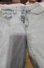 Girls Levi Light Blue Denim Button Fly Exc Condition 25x30