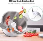 2l Electric Food Chopper Electric Stainless Steel Processor Meat Grinder Mixer