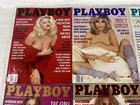 Lot Of 10- Playboy Magazine- Vintage Mid 1990s Complete W  Centerfolds