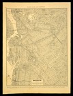 Vintage Brooklyn Map Of New York City Street Map 1940s Old Original Antique