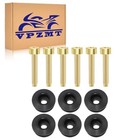 T27 Detachable Windshield Bushing Grommets Bolt Screws Kit For Harley Softail 