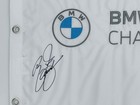 Rickie Fowler Signed Bmw Championship Golf Pin Flag Pga Fedex Autograph Bas J82