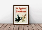 Guinness Advert Seal Framed Print Wall Art Picture A1 A2 A3 Size